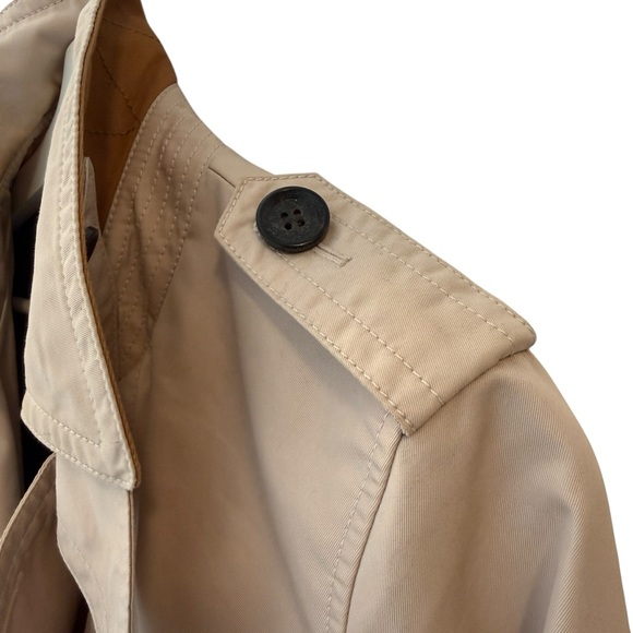Coach Double-Breasted Tan Trench Coat - Picture 5 of 16